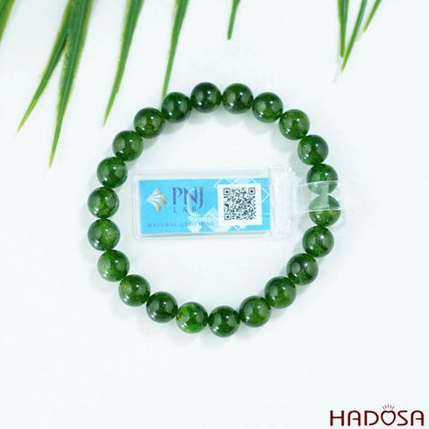 Vòng Diopside 08mm cao cấp chuẩn 6A(-)