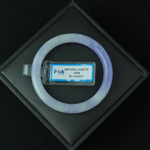 Vòng Cẩm Thạch Tím Tử La Lan bản tròn ni 49