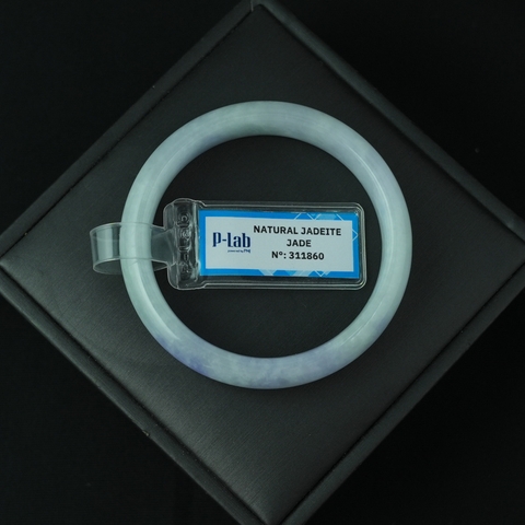 Vòng Cẩm Thạch Tím Tử La Lan bản hẹ ni 48