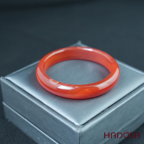 Vòng kiềng mã não đỏ cam ni 53