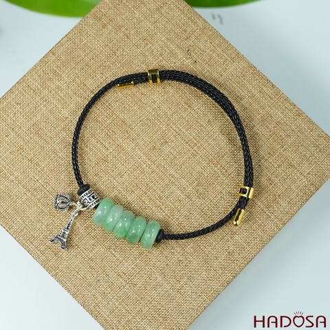 Vòng ngũ điếu cẩm thạch mix tháp Eiffel