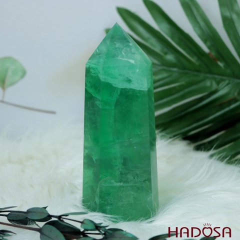 Trụ Florite xanh 14cm 5A