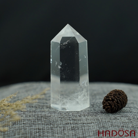 Trụ thạch anh trắng 7cm 95gr