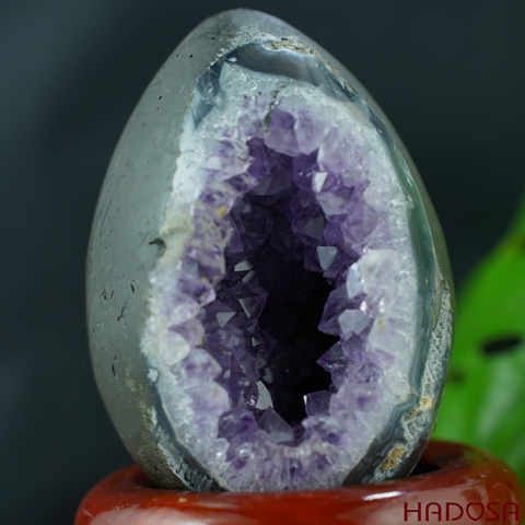 Trứng khủng long thạch anh tím 3A