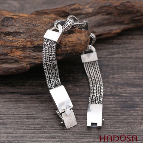 Vòng tay bạc Thái cho nam