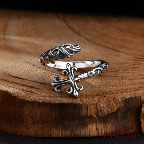 Nhẫn nam bạc Thái đẹp