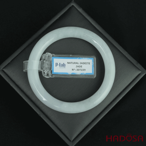 Vòng Cẩm Thạch A bạch ngọc điểm lí bản đũa ni 54