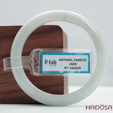 Ngọc Jadeite Type A Cẩm Thạch Nếp Phớt Xanh Ni 51