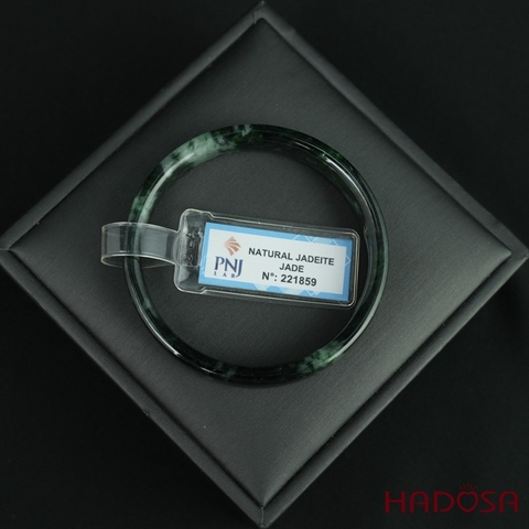 Vòng cẩm thạch sơn thuỷ bản vuông ni 50