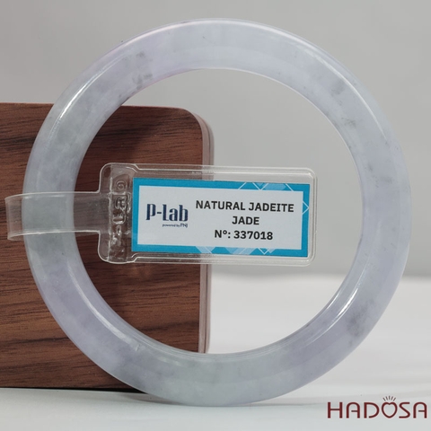 Vòng Ngọc Cẩm Thạch Tròn Xanh Trong Vân Lý Ni 54