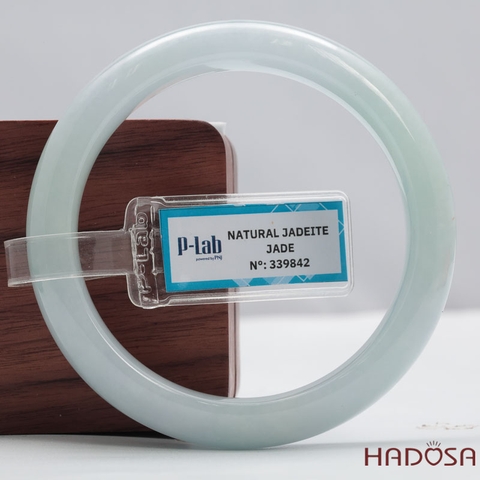 Vòng Ngọc Cẩm Thạch Xanh Lý Trong Vân Lý Ni 56