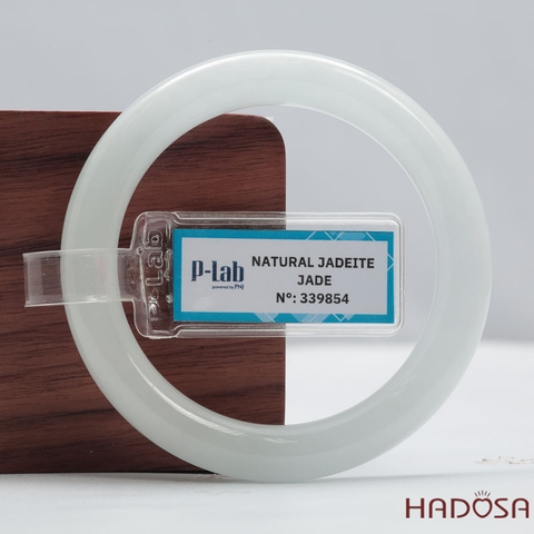 Vòng Tay Ngọc Cẩm Thạch Xanh Lý Trong Ni 48