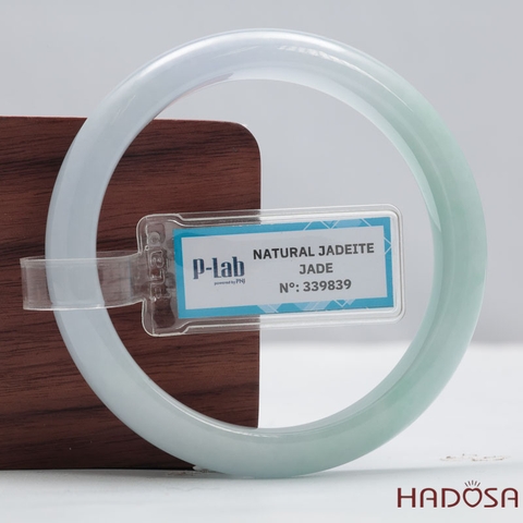 Vòng Ngọc Cẩm Thạch Xanh Lý Trong Vân Lý Ni 54