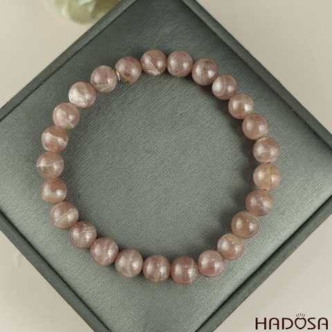 Vòng tay đá Đào Hoa 7mm 4A