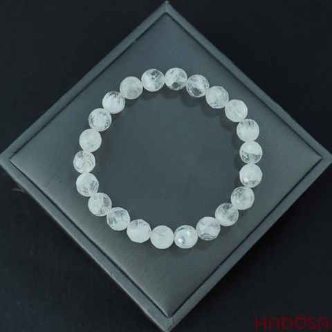 Vòng Thạch anh ưu linh mài giác 8mm chuẩn 4A