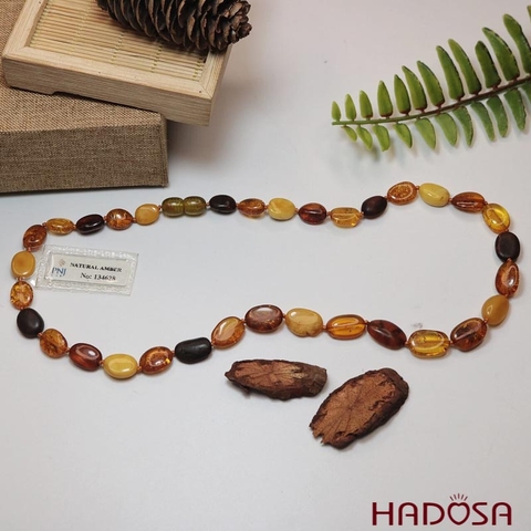 Vòng cổ Hổ Phách Baltic cao cấp Haodsa