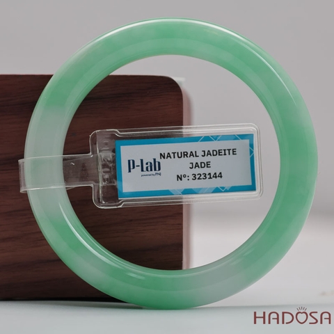 Vòng Cẩm Thạch Xanh Táo Vân Lý Ni 52