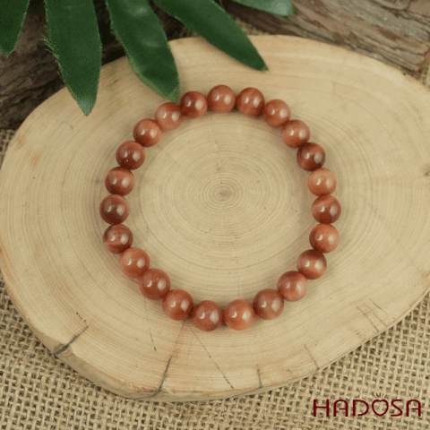 Vòng đá Mắt Hổ nâu đỏ 08mm đặc biệt cao cấp chuẩn 6A