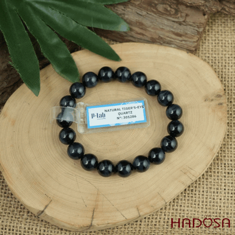 Vòng đá mắt hổ xanh đen 10mm đặc biệt cao cấp chuẩn 7A