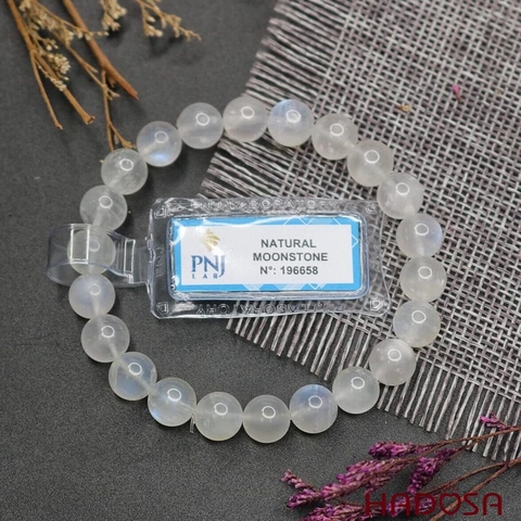 Vòng đá Mặt Trăng 8mm chuẩn 5A