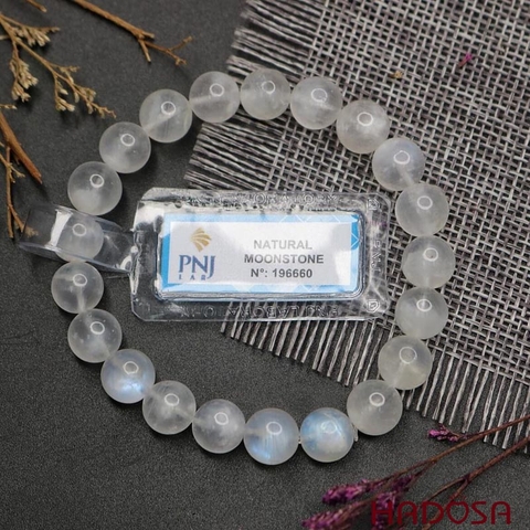 Vòng đá Mặt Trăng 9mm chuẩn 5A