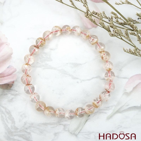 Vòng đá Ưu Linh tuyết 7mm