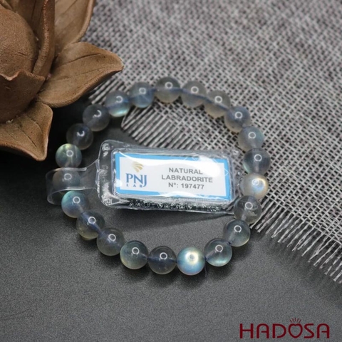 Vòng đá Xà Cừ Labradorite 08mm 6A