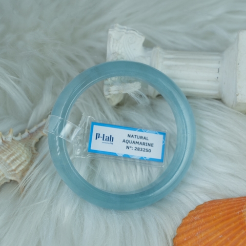 Vòng kiềng Aquamarine chuẩn 7A ni 50