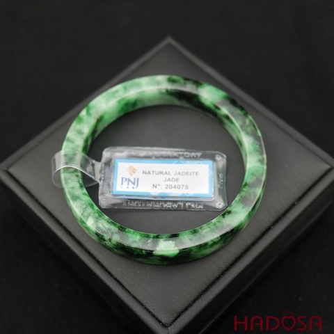 Vòng Ngọc Cẩm Thạch bản vuông tuyết lý ni 56