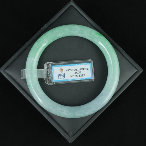 Vòng kiềng Ngọc Cẩm Thạch tròn vân lí ni 60