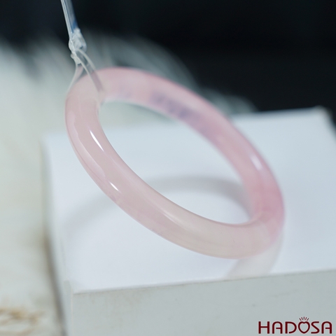 Vòng kiềng Thạch Anh Hồng tròn ni 51mm