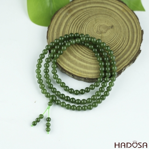 Chuỗi 108 hạt Ngọc Bích Canada 6mm 5A