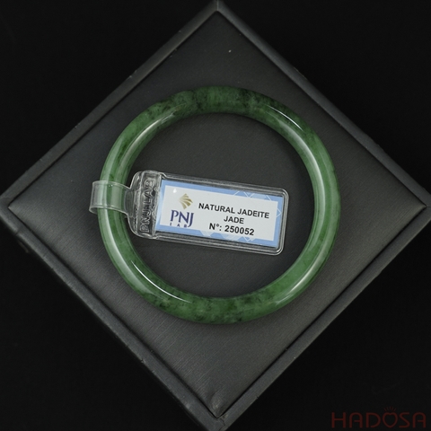 Vòng Ngọc Cẩm Thạch tròn xanh tươi ni 52