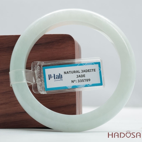 Vòng Cẩm Thạch Type A Nếp Mịn Bản Lá Hẹ ni 54