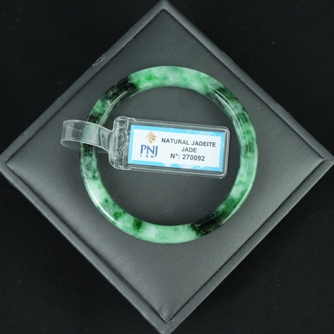 Vòng Ngọc Cẩm Thạch sơn thủy bản vuông ni 50