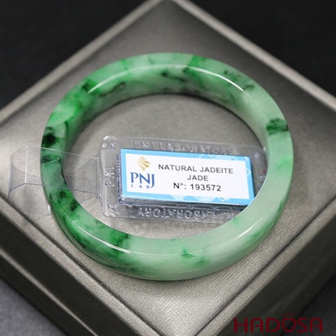 Vòng Ngọc Cẩm Thạch sơn thủy bản vuông ni 52