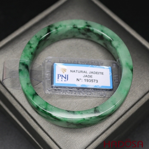 Vòng Ngọc Cẩm Thạch sơn thủy bản vuông ni 52