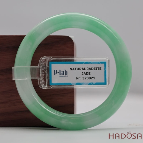 Vòng Cẩm Thạch Xanh Táo Vân Lý Ni 51