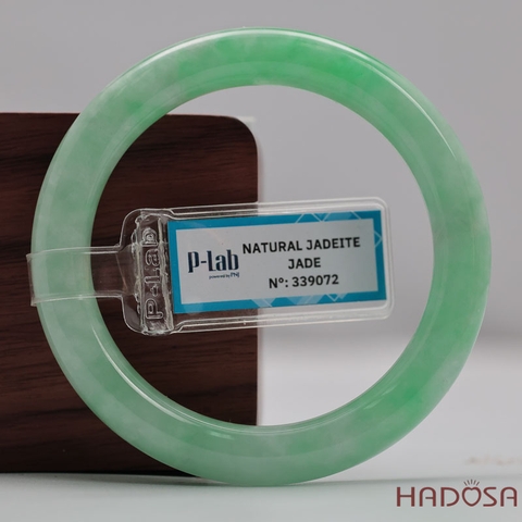 Vòng Cẩm Thạch Xanh Táo Vân Lý Ni 51