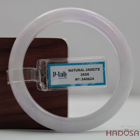 Vòng Tay Cẩm Thạch Tím Tím Tử La Lan Trong Ánh Xám Ni 57