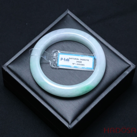 Vòng Ngọc Phỉ Thúy Nếp Băng Điểm Lý Táo Bản Hẹ Ni 52