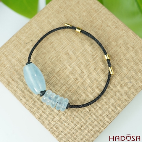 Vòng ngũ điếu Aquamarine lu thống