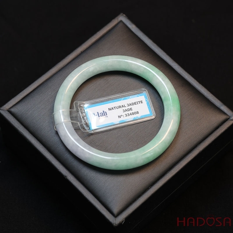 Vòng Ngọc Cẩm Thạch bản tròn đậu lí điểm môn ni 50