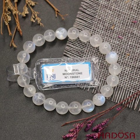 Vòng đá Mặt Trăng 8mm chuẩn 5A