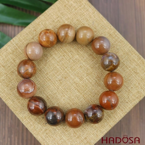 Vòng gỗ hóa thạch 14mm