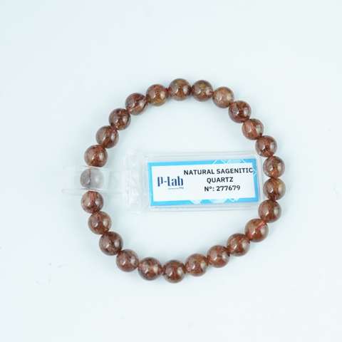 Vòng Thạch Anh tóc đồng 7mm chuẩn 5A(-)