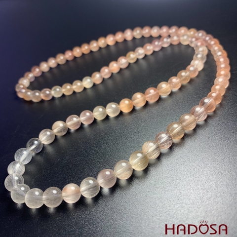 Vòng thạch anh tóc hỗn hợp 6mm