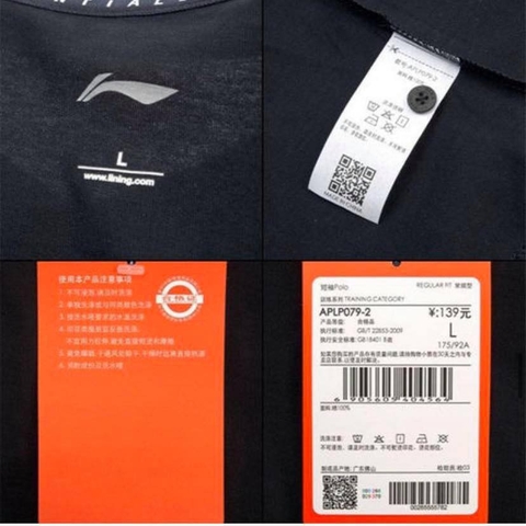 [Chính hãng] Áo thể thao Li-ning APLP079
