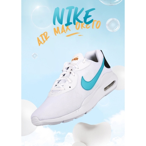 [Chính hãng] Giày thể thao nam Air Max Oketo 'White Oracle Aqua' AQ2235-106