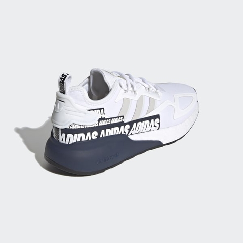 [Chính hãng] Giày thể thao nam Adidas ZX 2K Boost 'Bold Logo Graphic - White Navy' 	FX7036